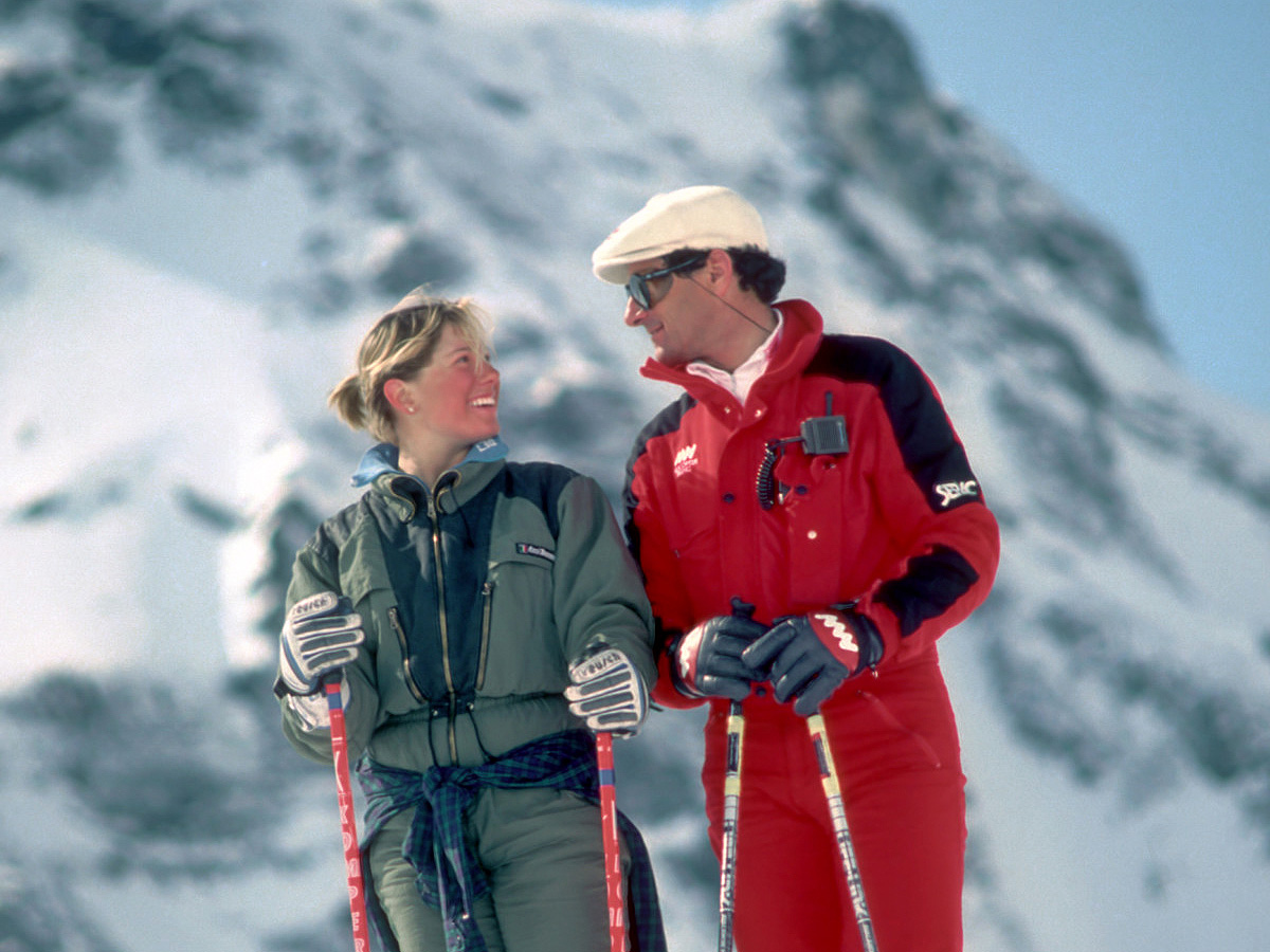 1990 Helicopter Skiing at Mike Wiegele Heli-skiing Resort