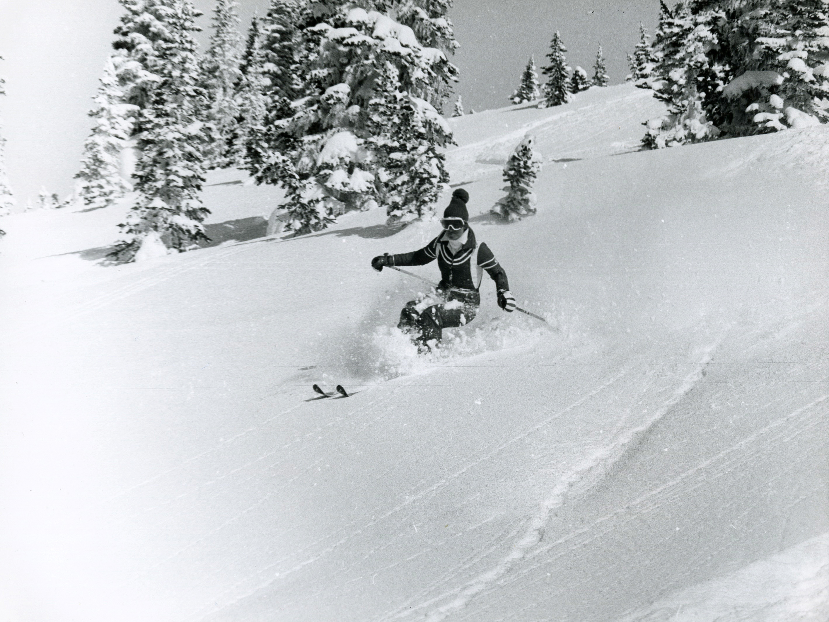 Helicopter Skiing in 1970 at Mike Wiegele Heli-skiing Resort