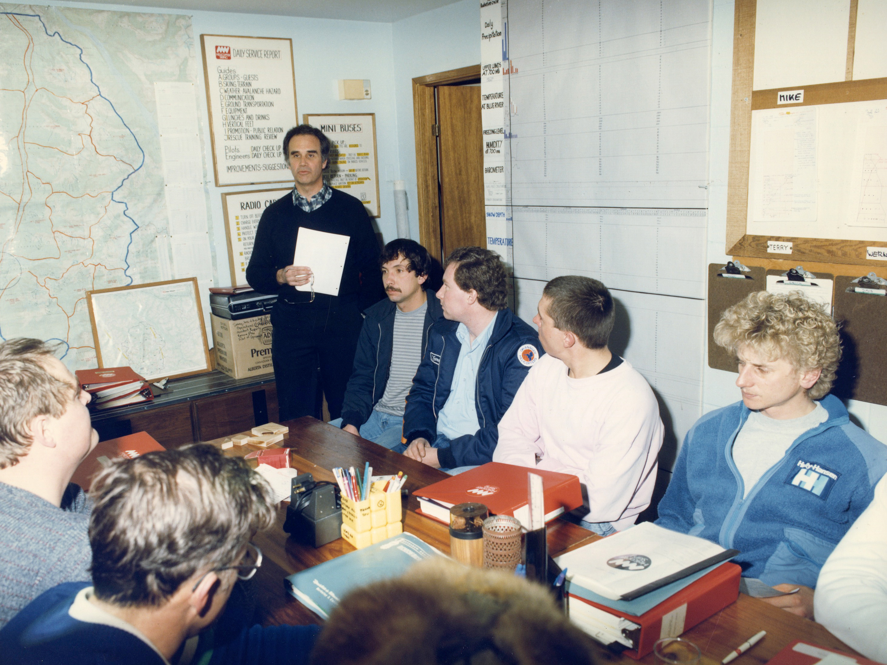 1990 Helicopter Skiing at Mike Wiegele Heli-skiing Resort
