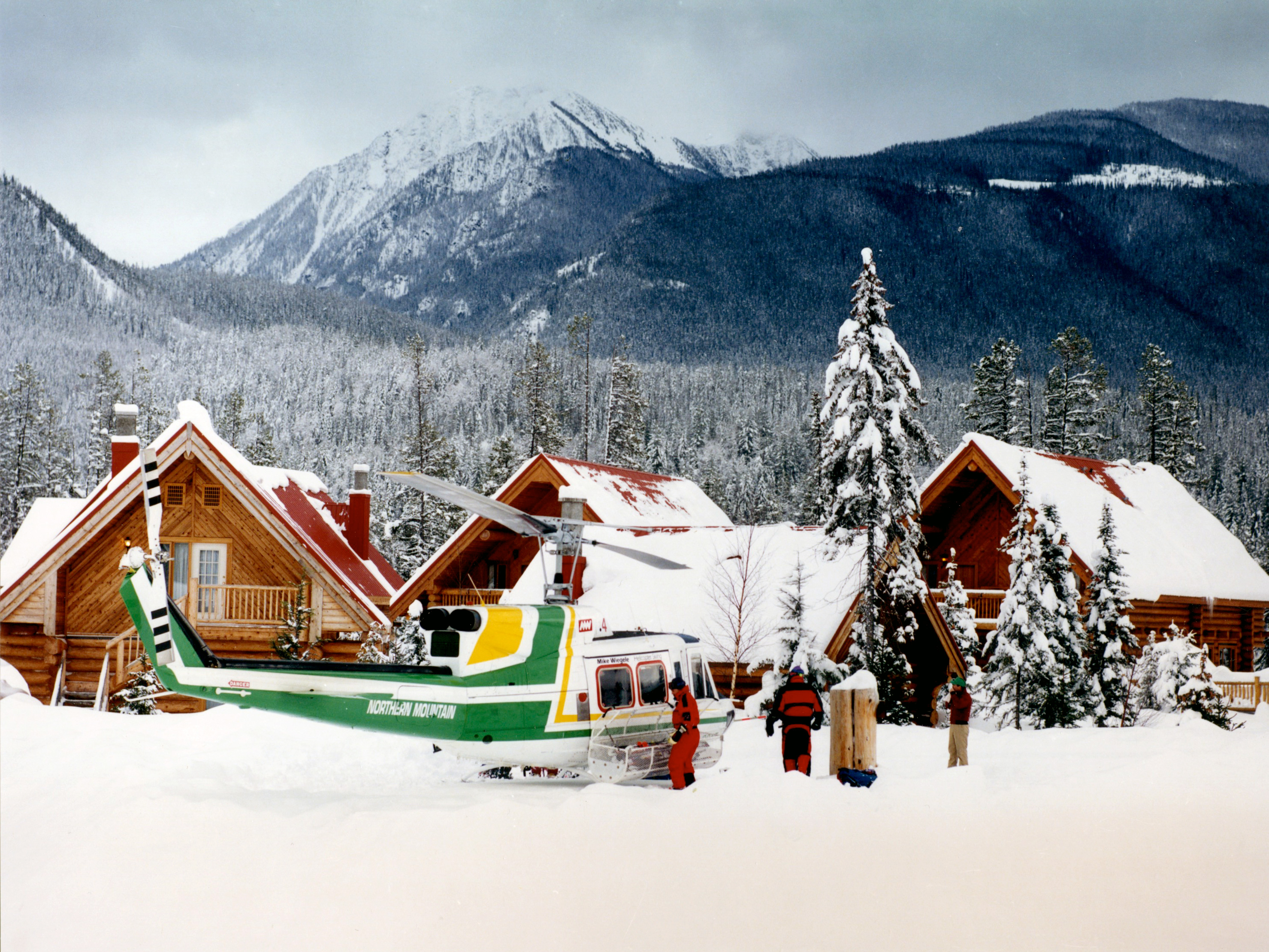 1990 Helicopter Skiing at Mike Wiegele Heli-skiing Resort
