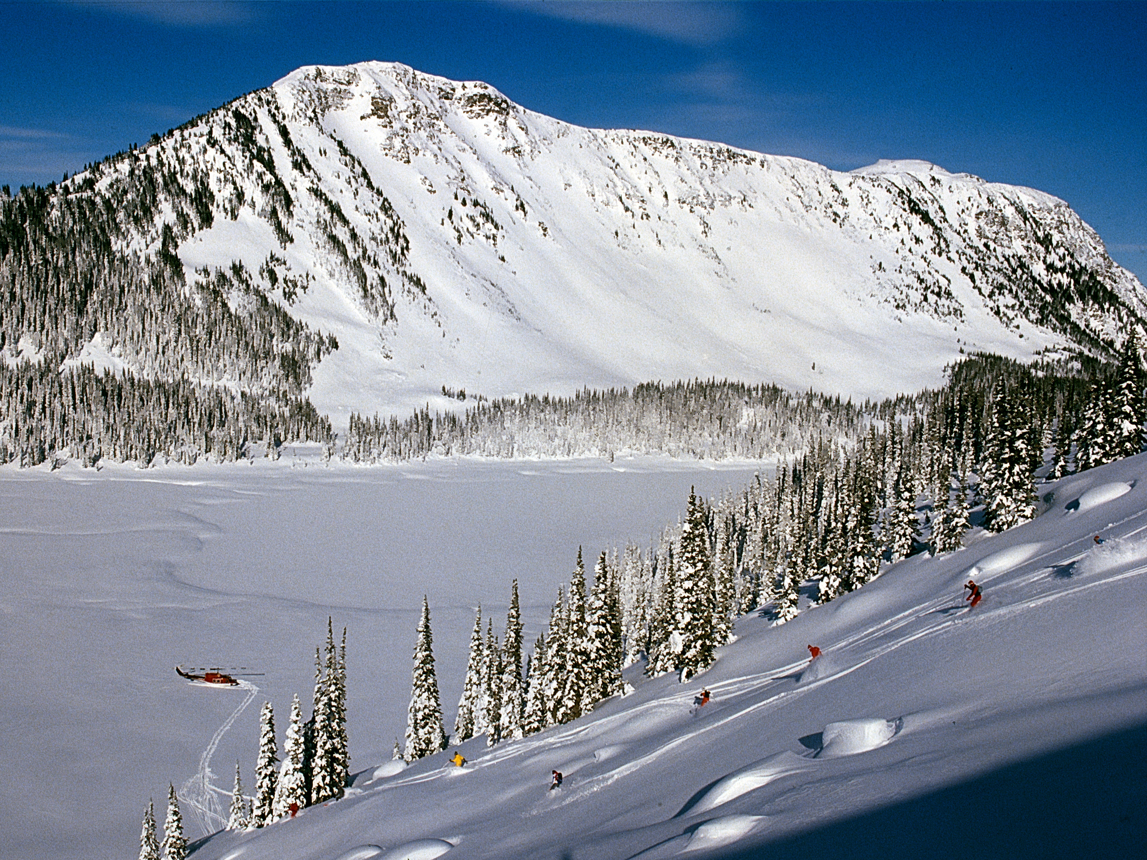 Helicopter Skiing in 1970 at Mike Wiegele Heli-skiing Resort