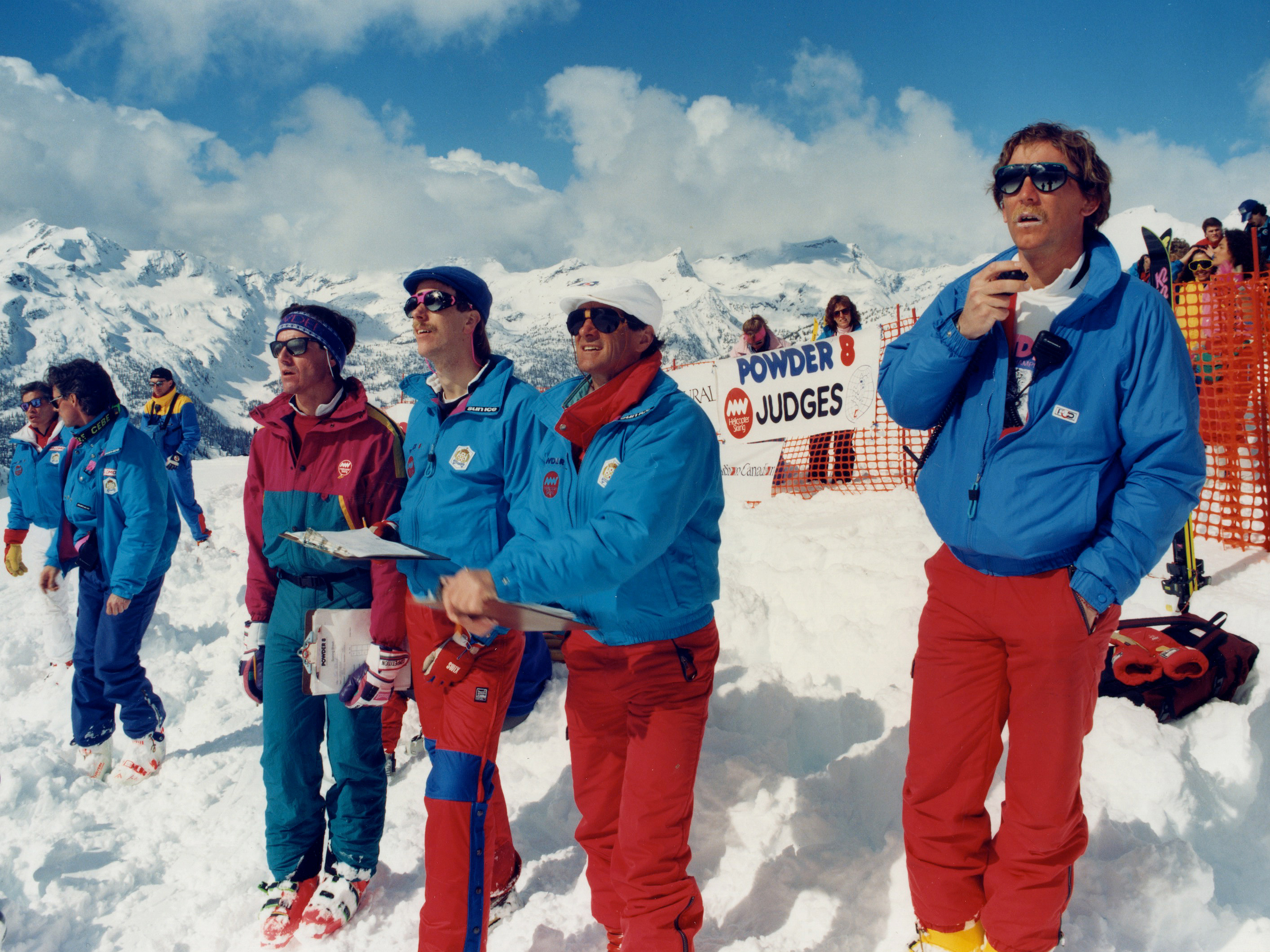 Heli-skiing in 1980 at Mike Wiegele Helicopter Skiing Resort