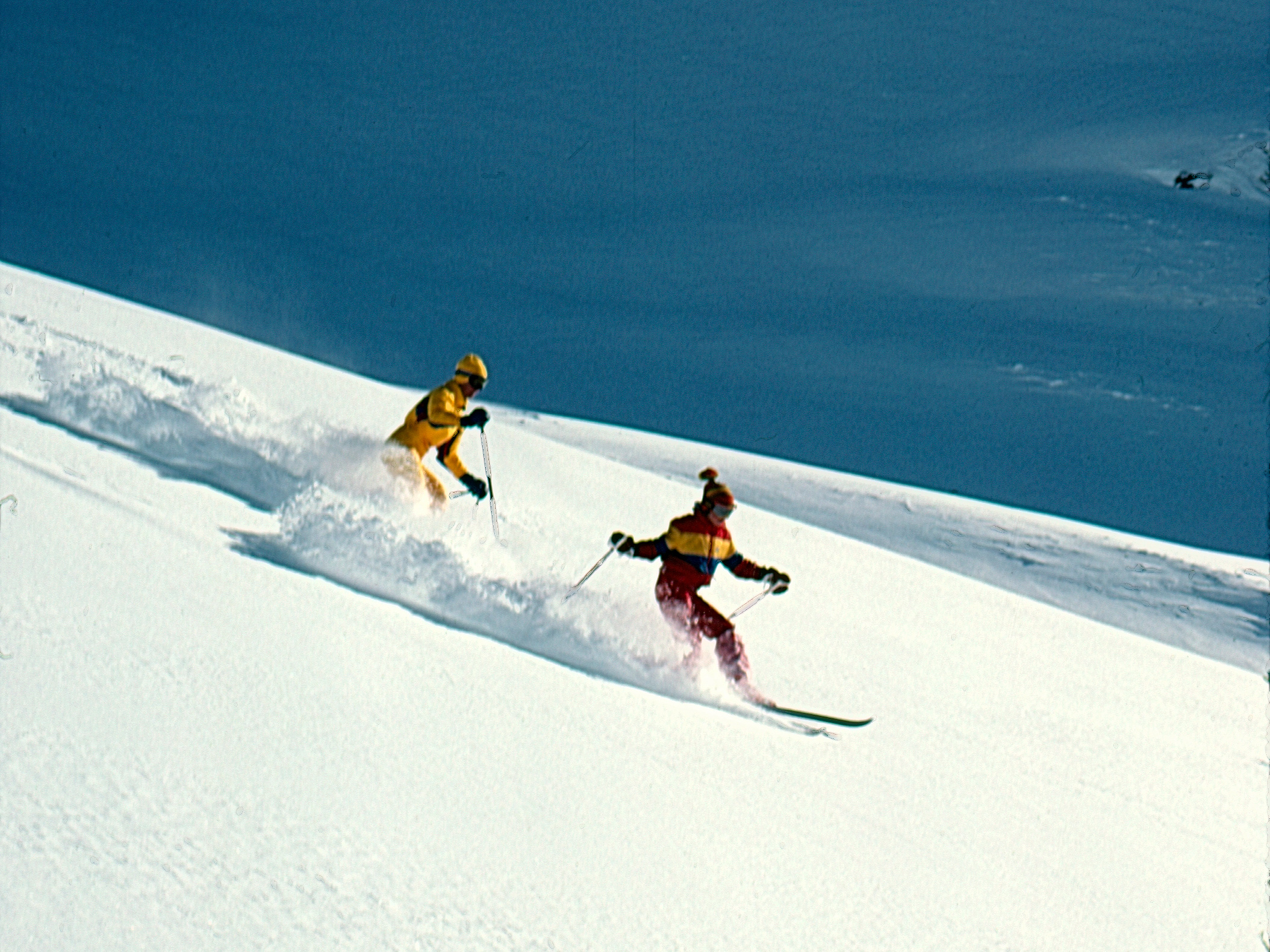 Helicopter Skiing in 1970 at Mike Wiegele Heli-skiing Resort