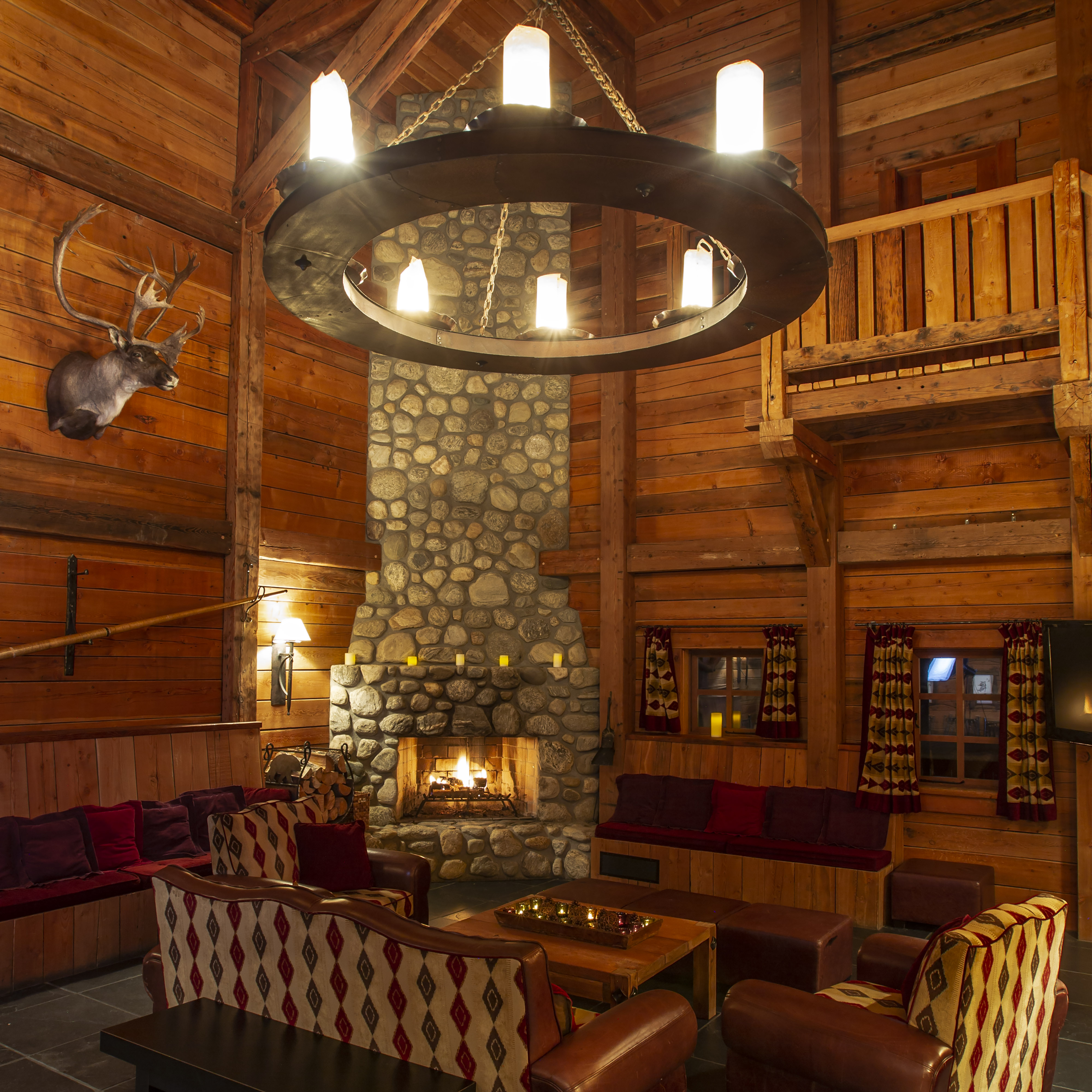 Albreda Ski Lodge is a luxurious skiing resort at Mike Wiegele Heli-Skiing in BC, Canada.