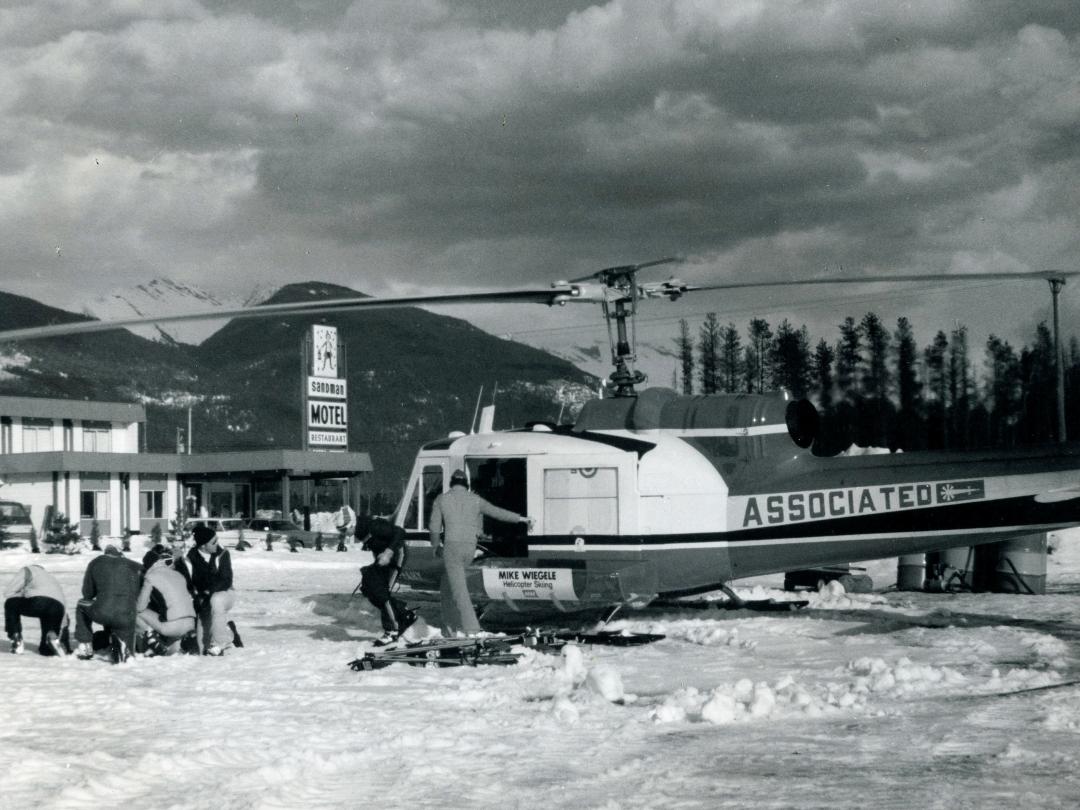 Helicopter Skiing in 1970 at Mike Wiegele Heli-skiing Resort