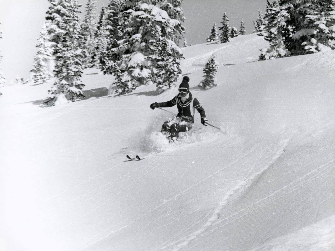 Helicopter Skiing in 1970 at Mike Wiegele Heli-skiing Resort