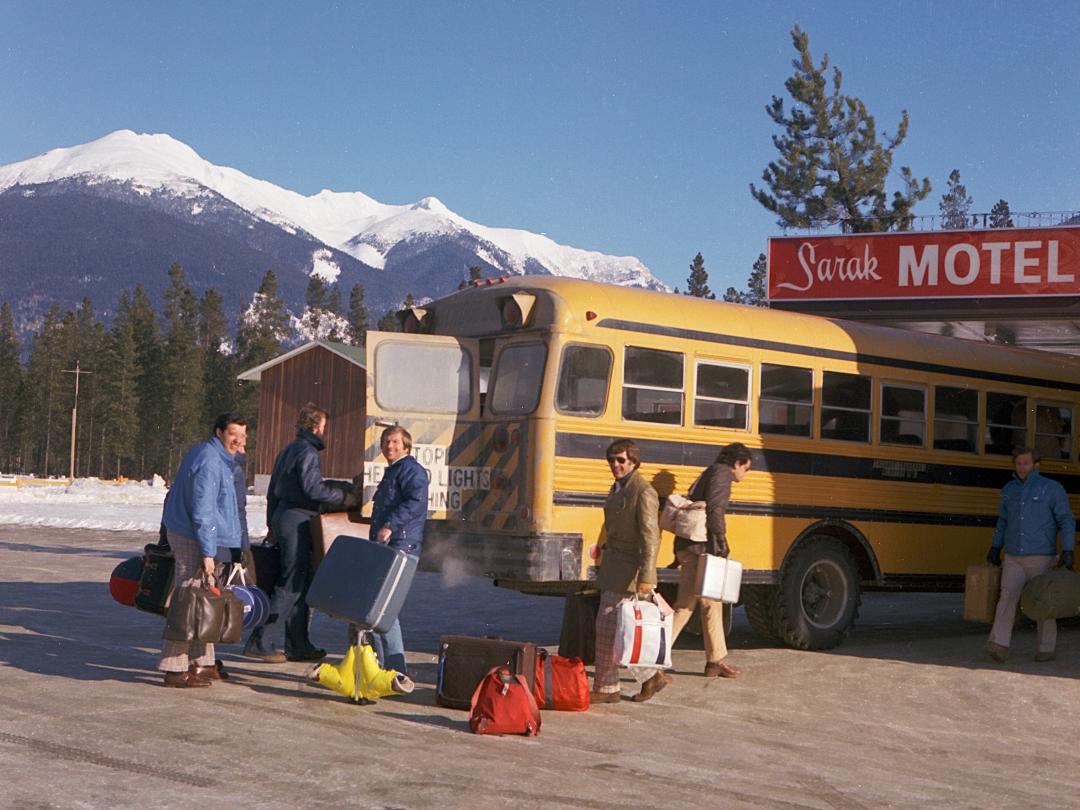 Helicopter Skiing in 1970 at Mike Wiegele Heli-skiing Resort