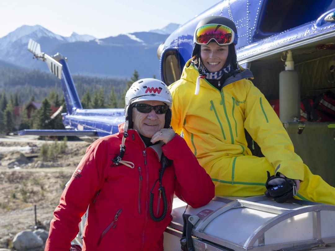 Making ski dreams come true at Mike Wiegele heli-skiing resort.