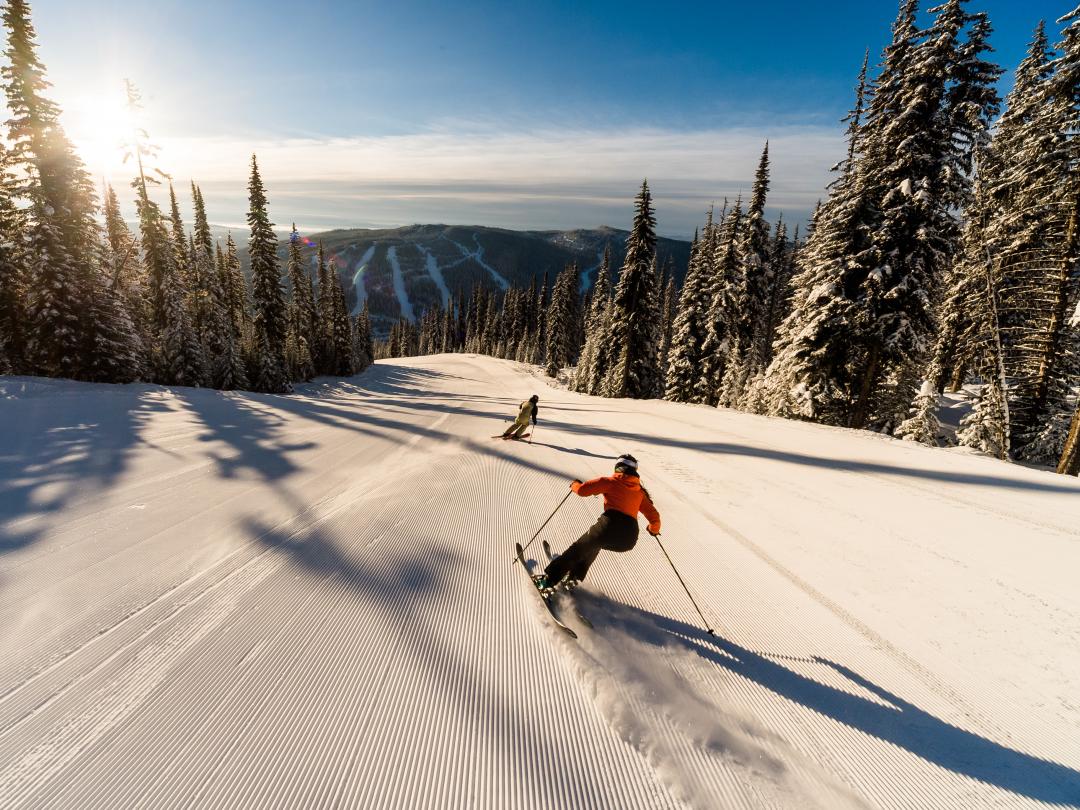 Experience a winter escape at Canada’s second largest ski area and proud resort partner of Mike Wiegele Helicopter Skiing, Sun Peaks Resort.