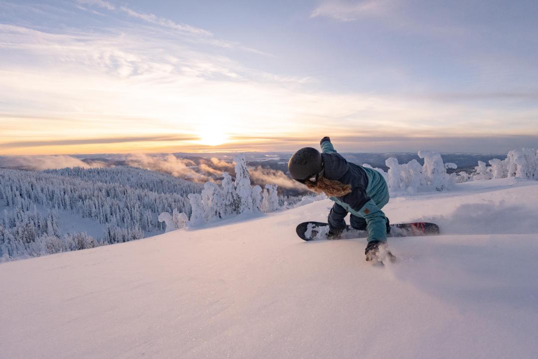 Sun Peaks Snowboarder
