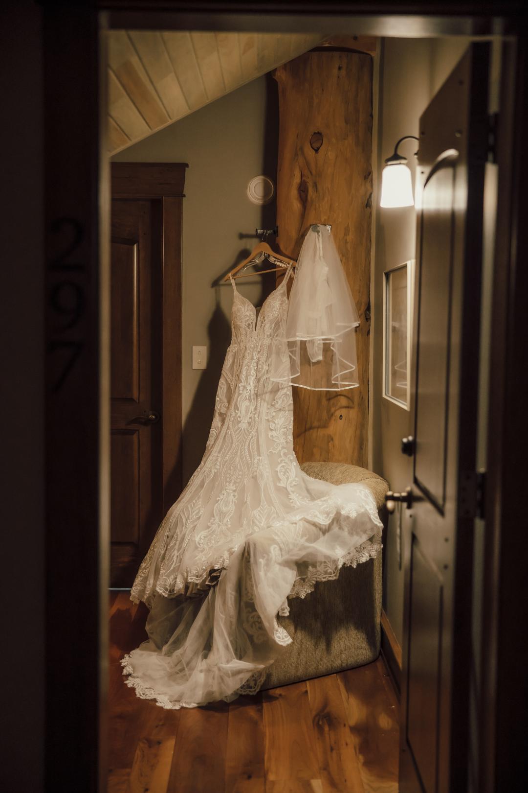 Bride's dress