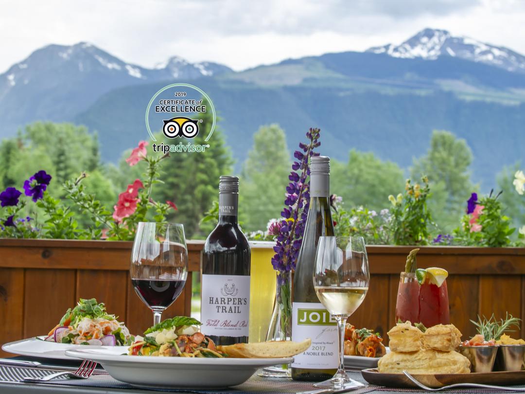 Quality meals at Saddle Mountain Restaurant located in Blue River-Mike Wiegele Helicopter Skiing