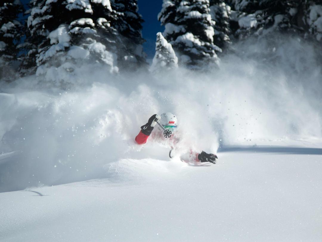 T606 deep powder heli-skiing