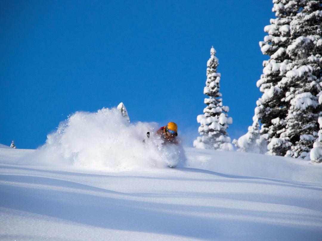 Best powder skiing at Mike Wiegele Heliski Resort in BC, Canada