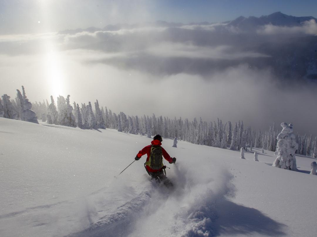 Best skiing & snowboarding at Mike Wiegele Heli-skiing Resort in Canada.
