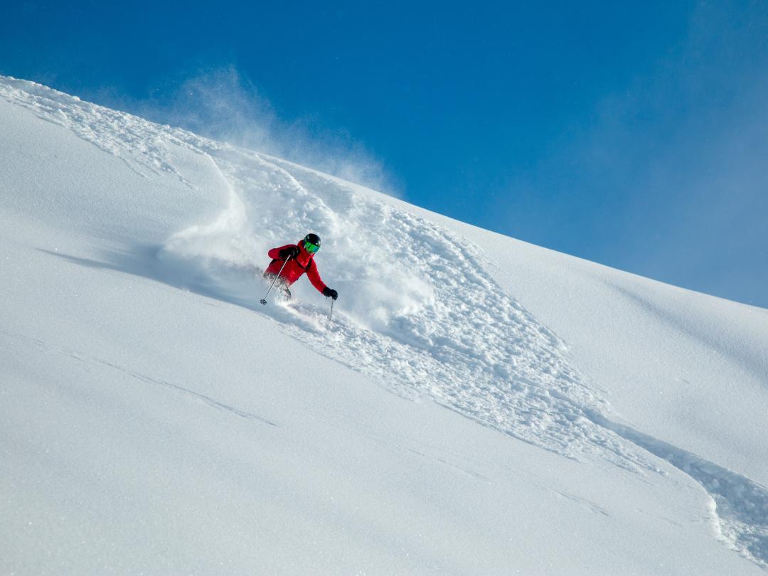 Best powder skiing and snowboarding at Mike Wiegele Heliskiing Resort.