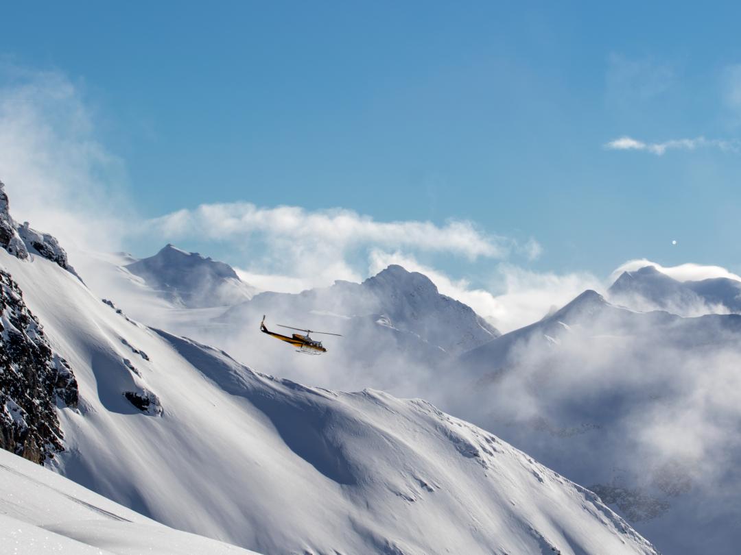 Mike Wiegele Heli-ski Resort in Canada offers the world's best powder skiing and snowboarding