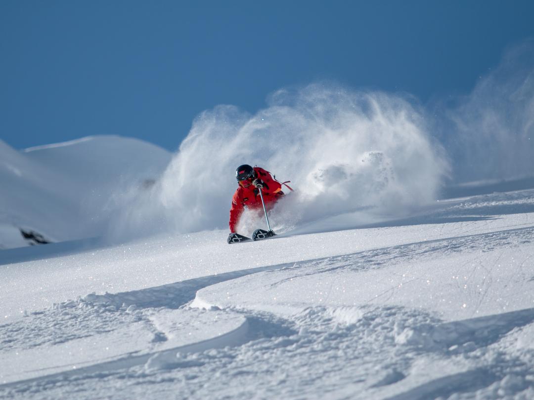 Heliskiing at Mike Wiegele Heli-skiing Resort
