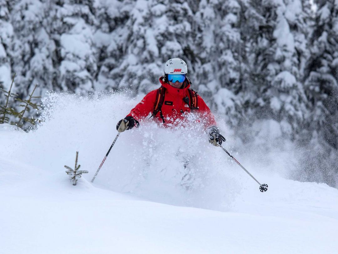 Heliskiing at Mike Wiegele Heli-skiing Resort