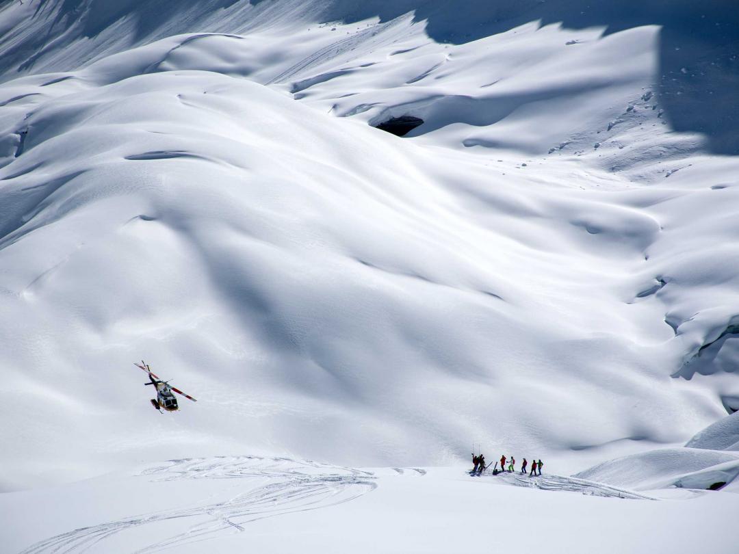 Heliskiing at Mike Wiegele Heli-skiing Resort