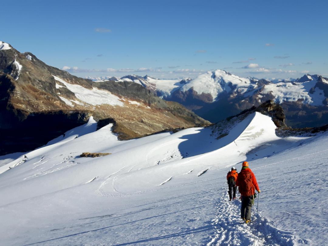 Heli-ski guide training at Mike Wiegele Helicopter Ski Resort