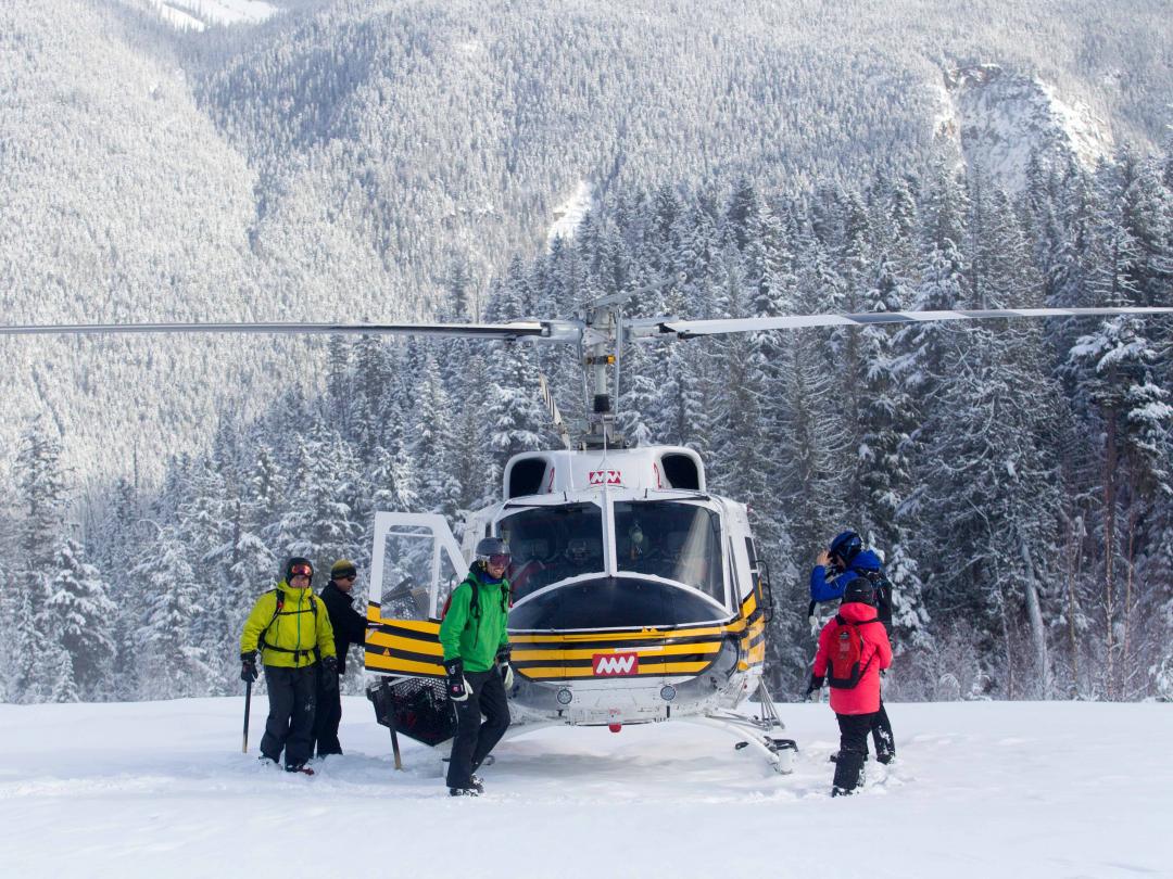 Mike Wiegele Helicopter Skiing offers the best heliskiing in Canada.
