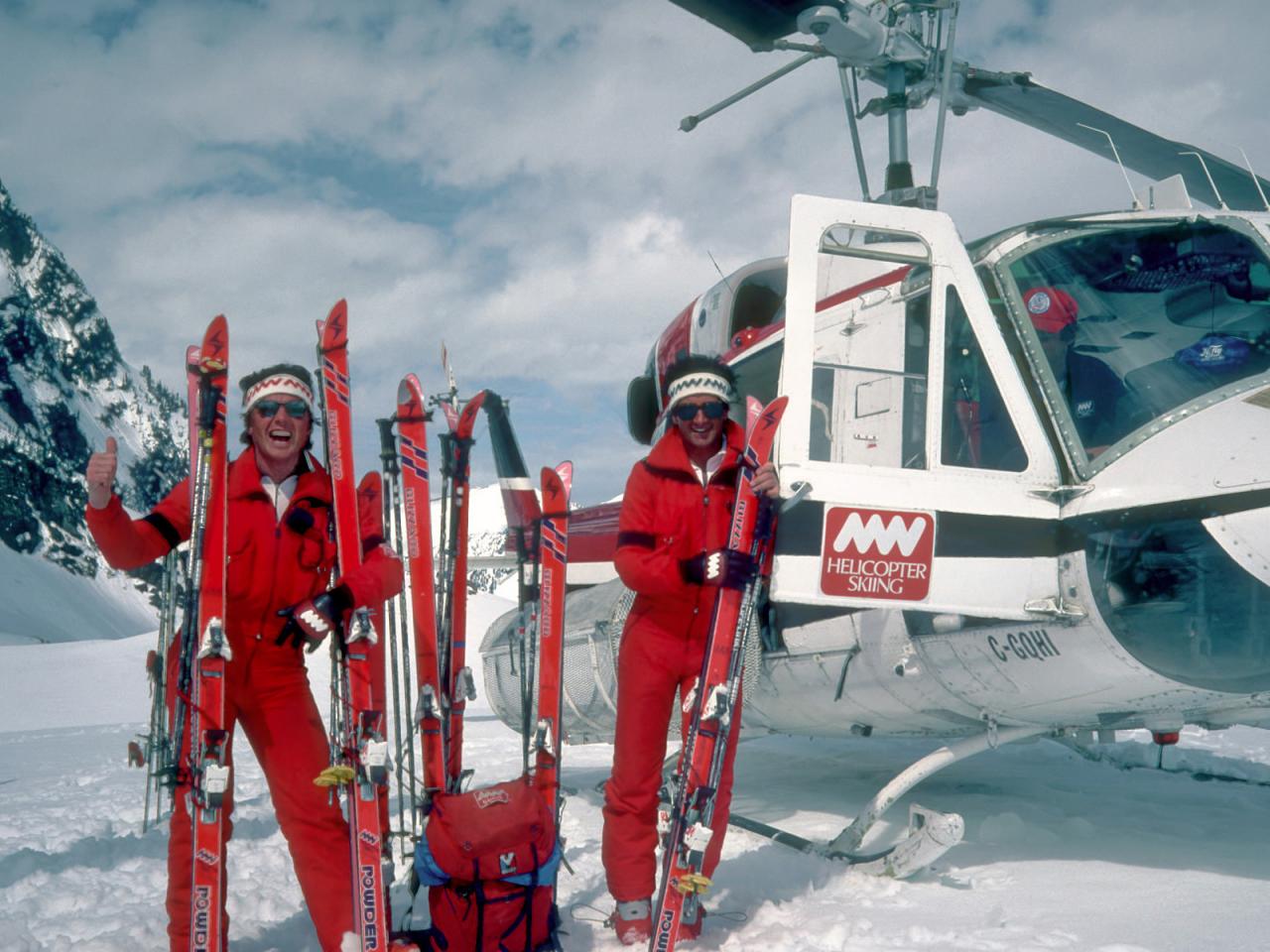 1980 in Mike Wiegele Helicopter Skiing