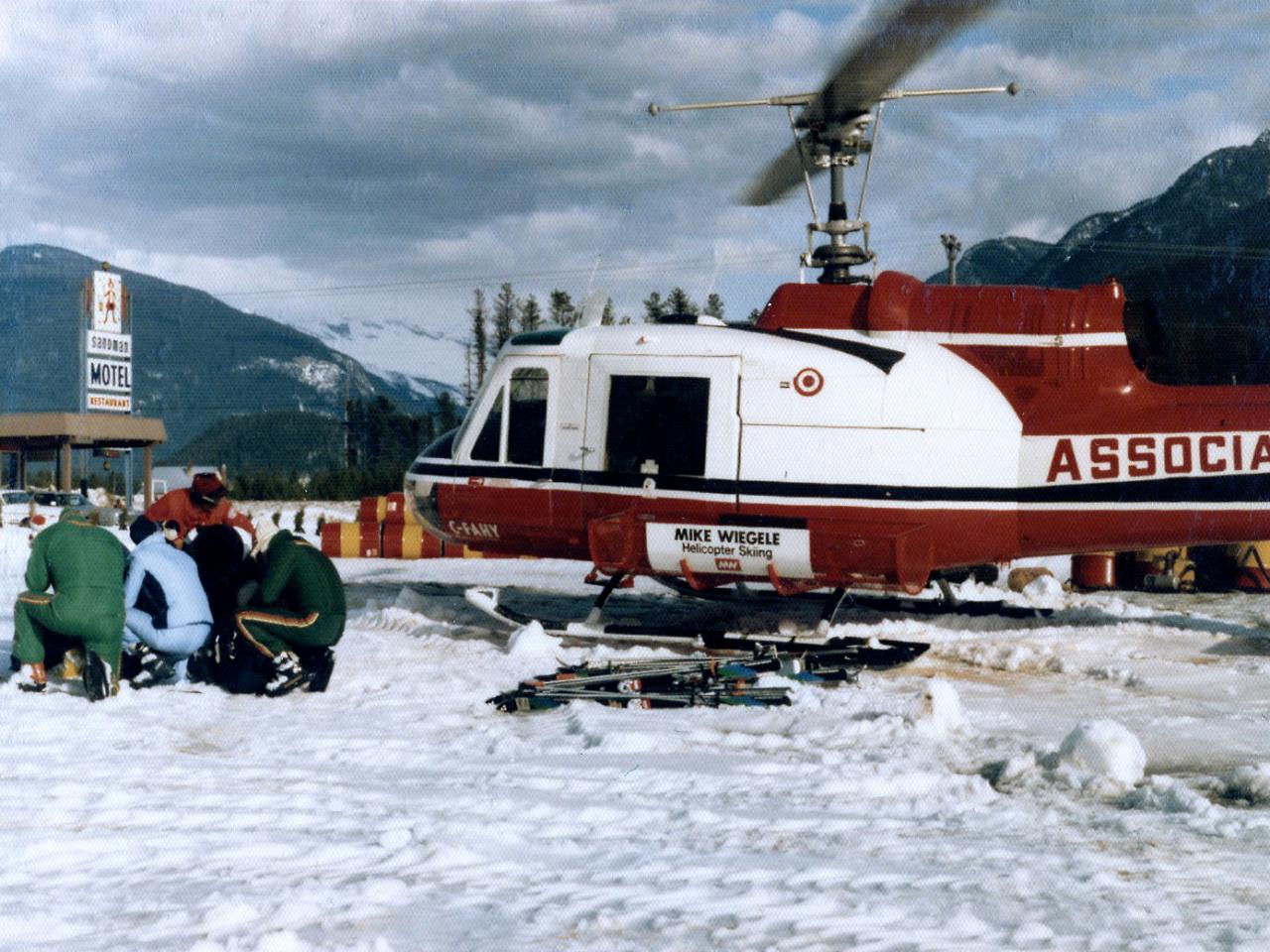 1980 in Mike Wiegele Helicopter Skiing