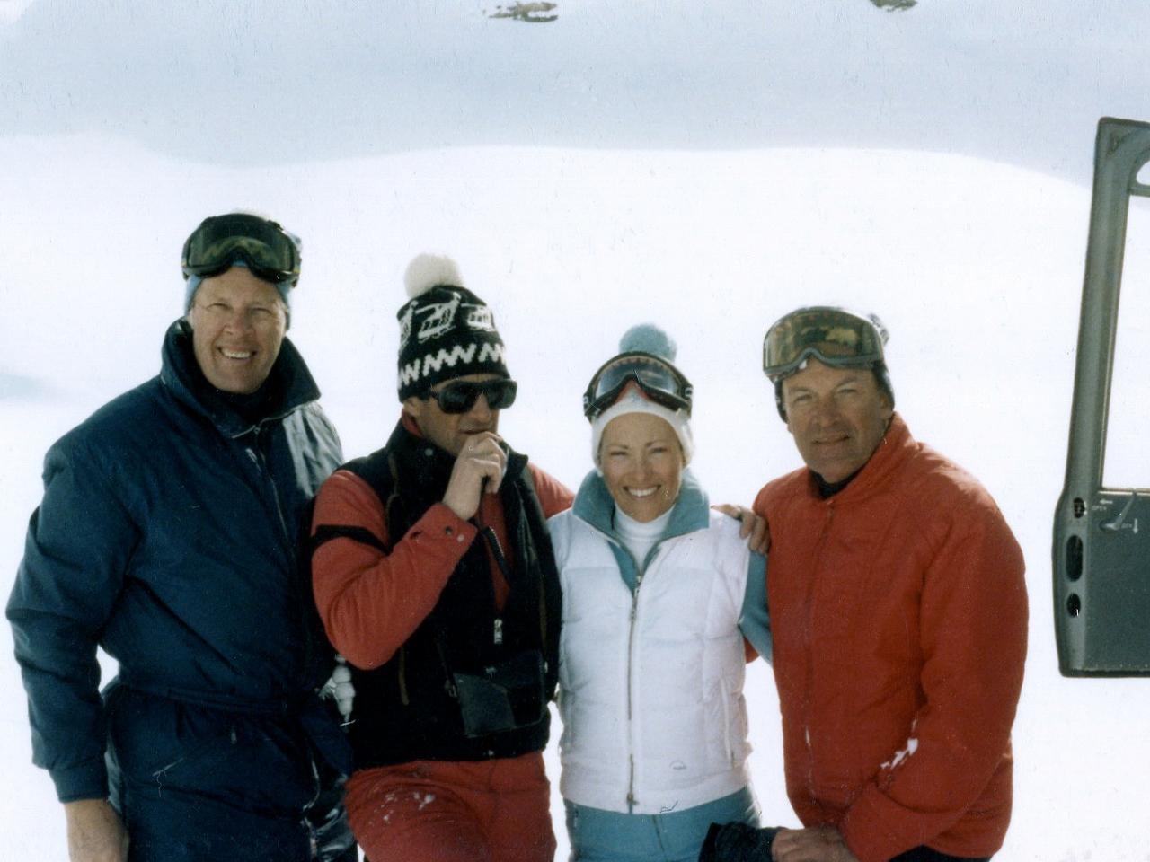Heli-skiing in 1980 at Mike Wiegele Helicopter Skiing Resort