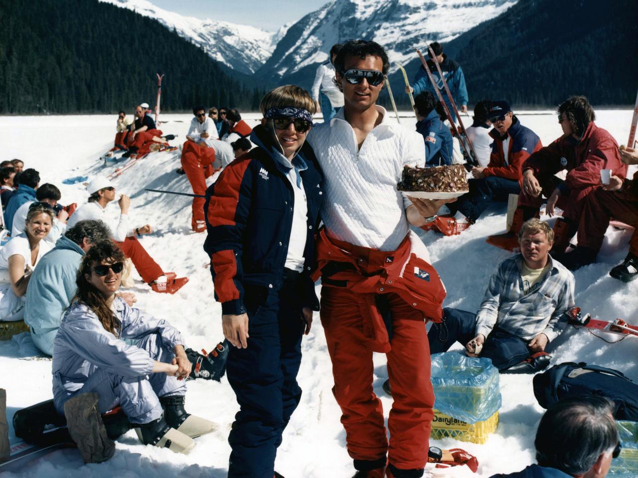 1990 Helicopter Skiing at Mike Wiegele Heli-skiing Resort