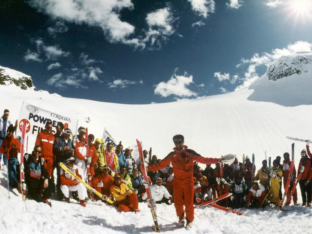 1990 Helicopter Skiing at Mike Wiegele Heli-skiing Resort