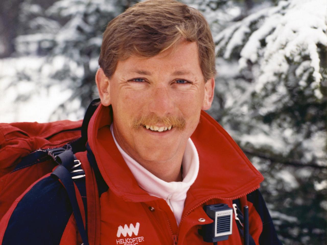 Heli-skiing in 1980 at Mike Wiegele Helicopter Skiing Resort