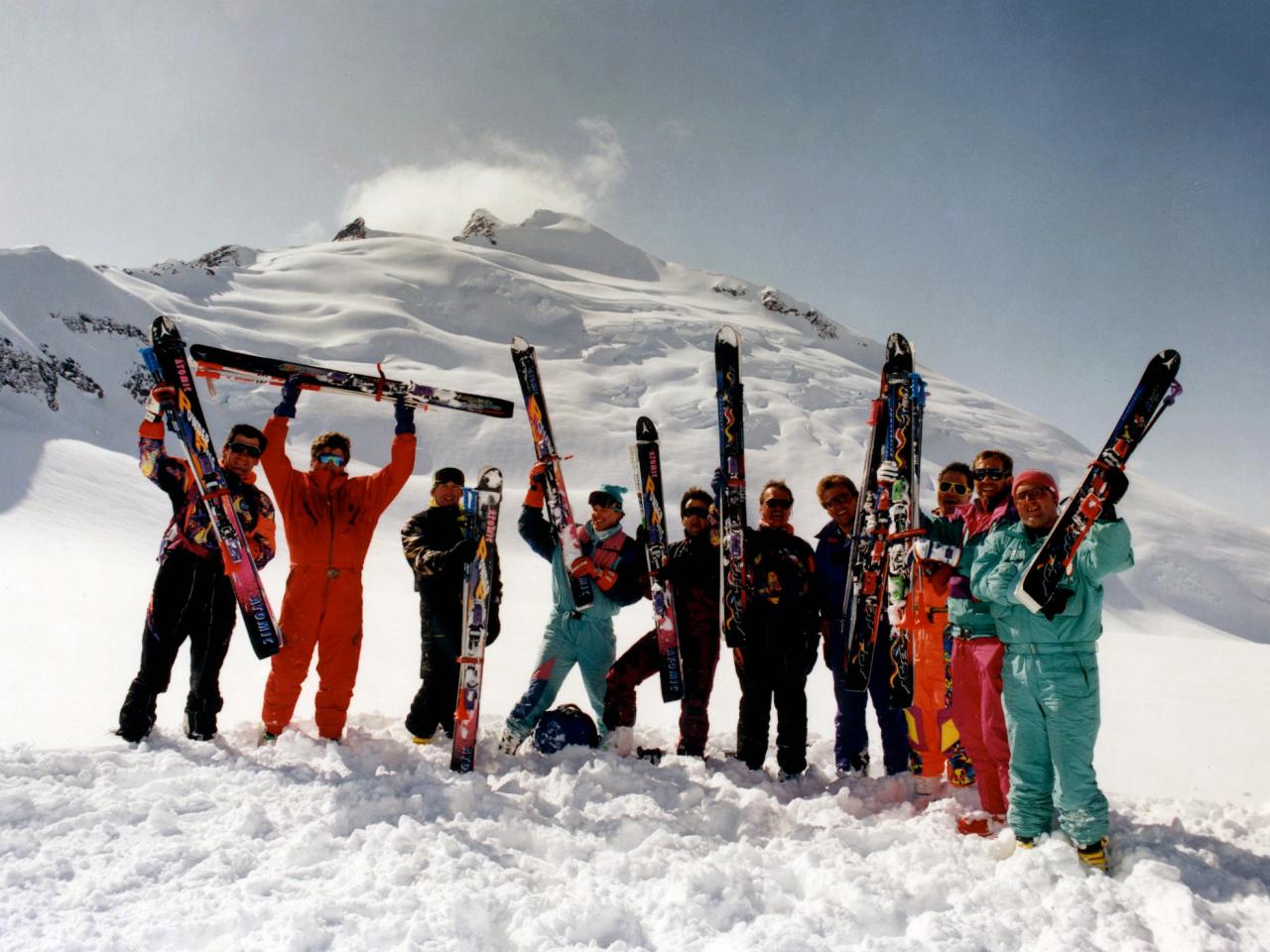 1990 Helicopter Skiing at Mike Wiegele Heli-skiing Resort