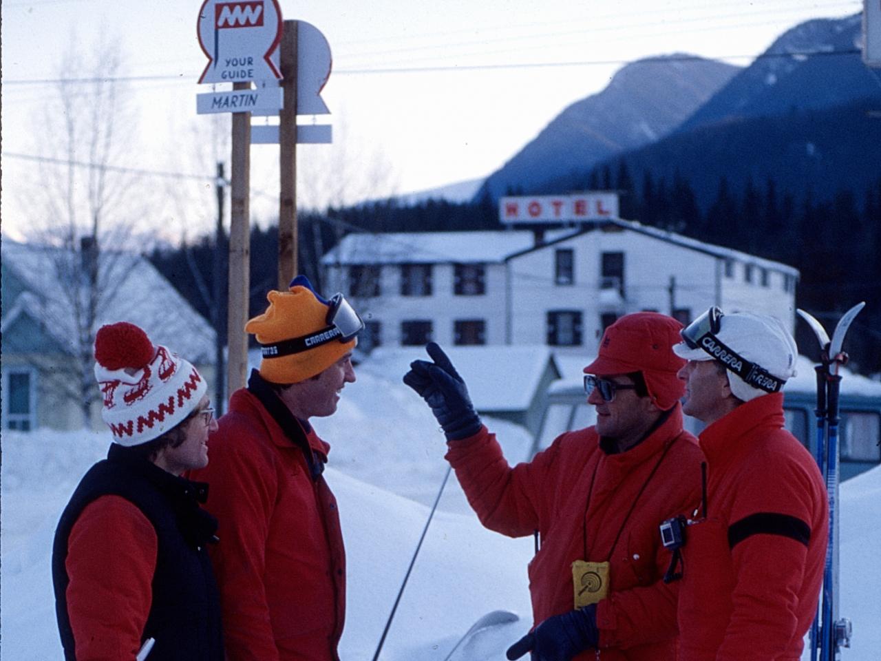 Helicopter Skiing in 1970 at Mike Wiegele Heli-skiing Resort