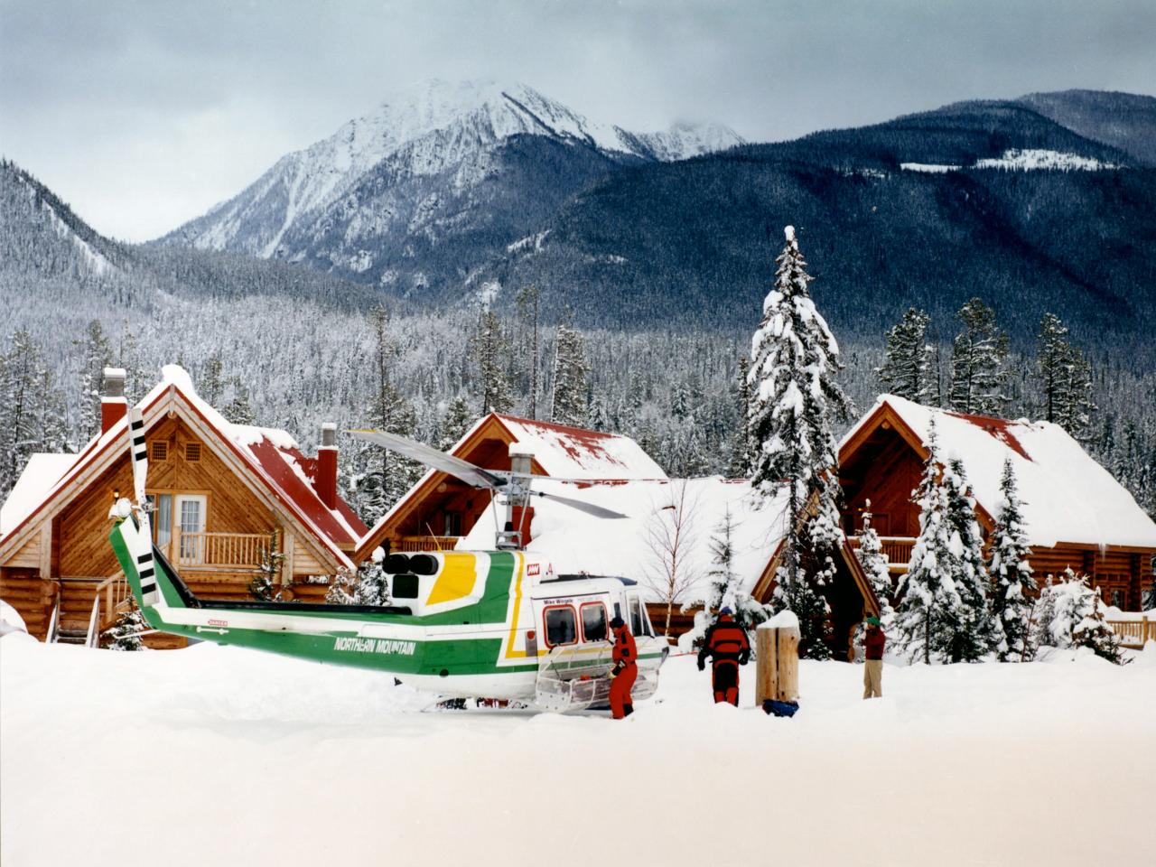 1990 Helicopter Skiing at Mike Wiegele Heli-skiing Resort