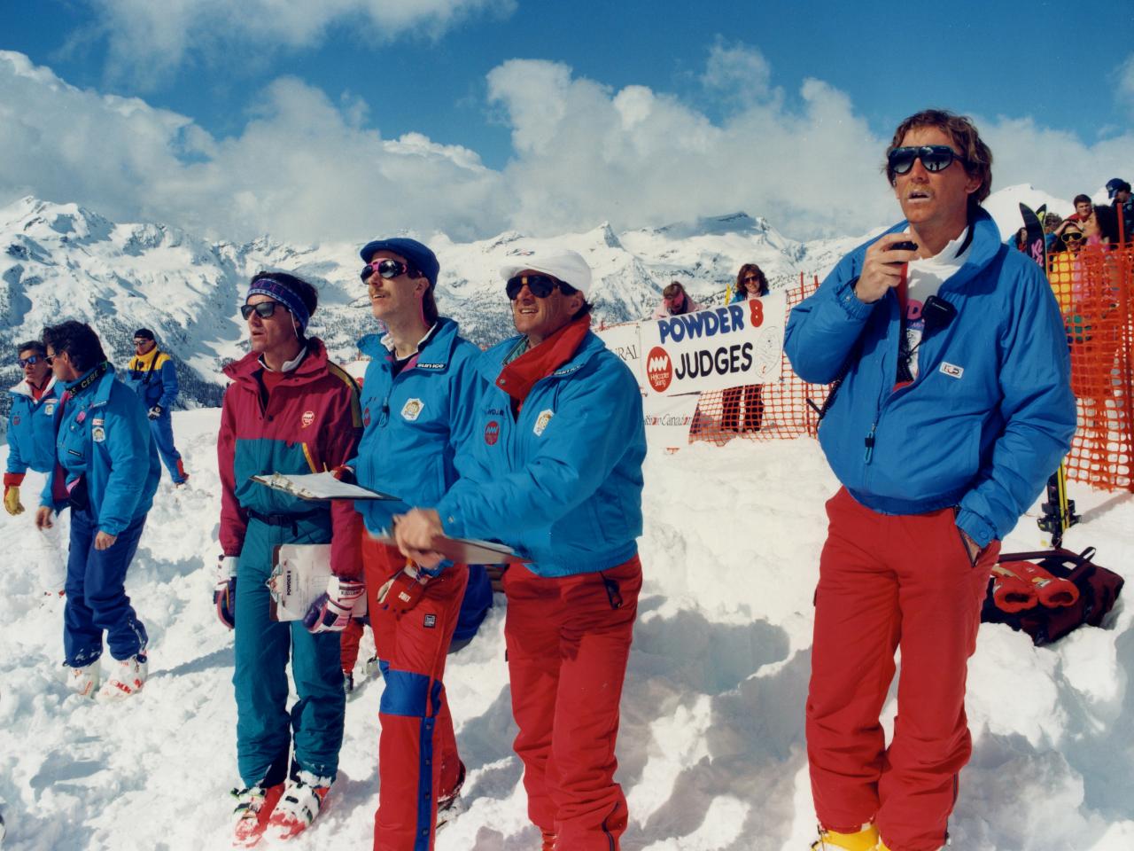 Heli-skiing in 1980 at Mike Wiegele Helicopter Skiing Resort