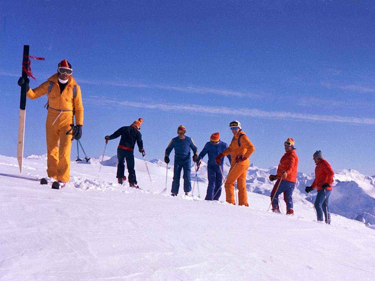 Helicopter Skiing in 1970 at Mike Wiegele Heli-skiing Resort