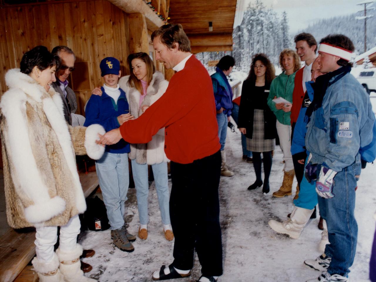 Heli-skiing in 1980 at Mike Wiegele Helicopter Skiing Resort