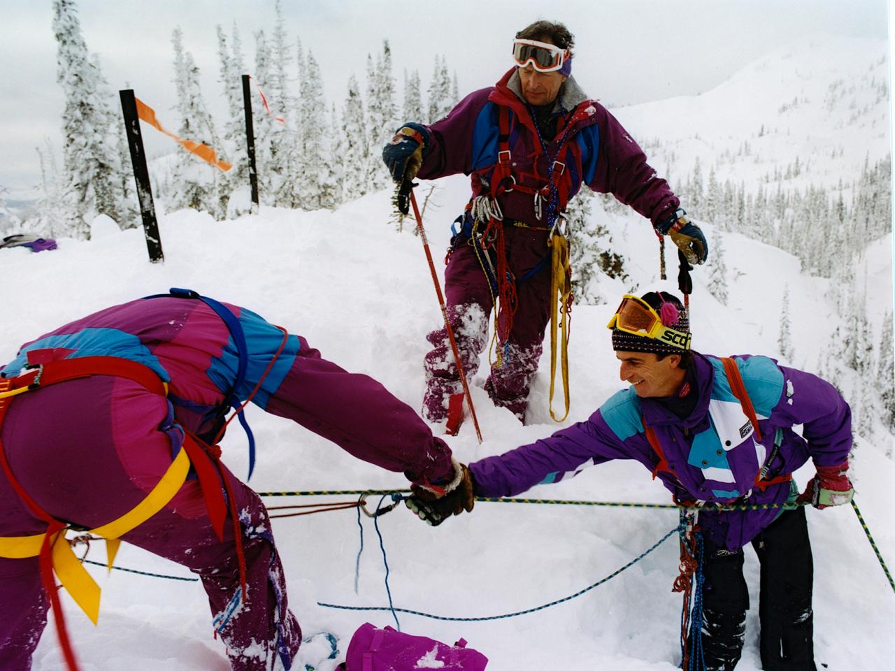 1990 Helicopter Skiing at Mike Wiegele Heli-skiing Resort