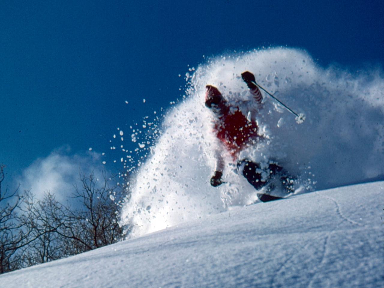 Helicopter Skiing in 1970 at Mike Wiegele Heli-skiing Resort