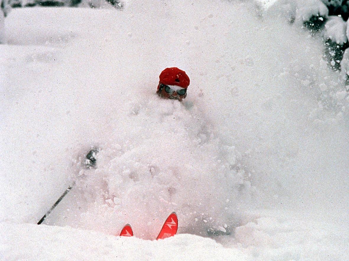 1990 Helicopter Skiing at Mike Wiegele Heli-skiing Resort