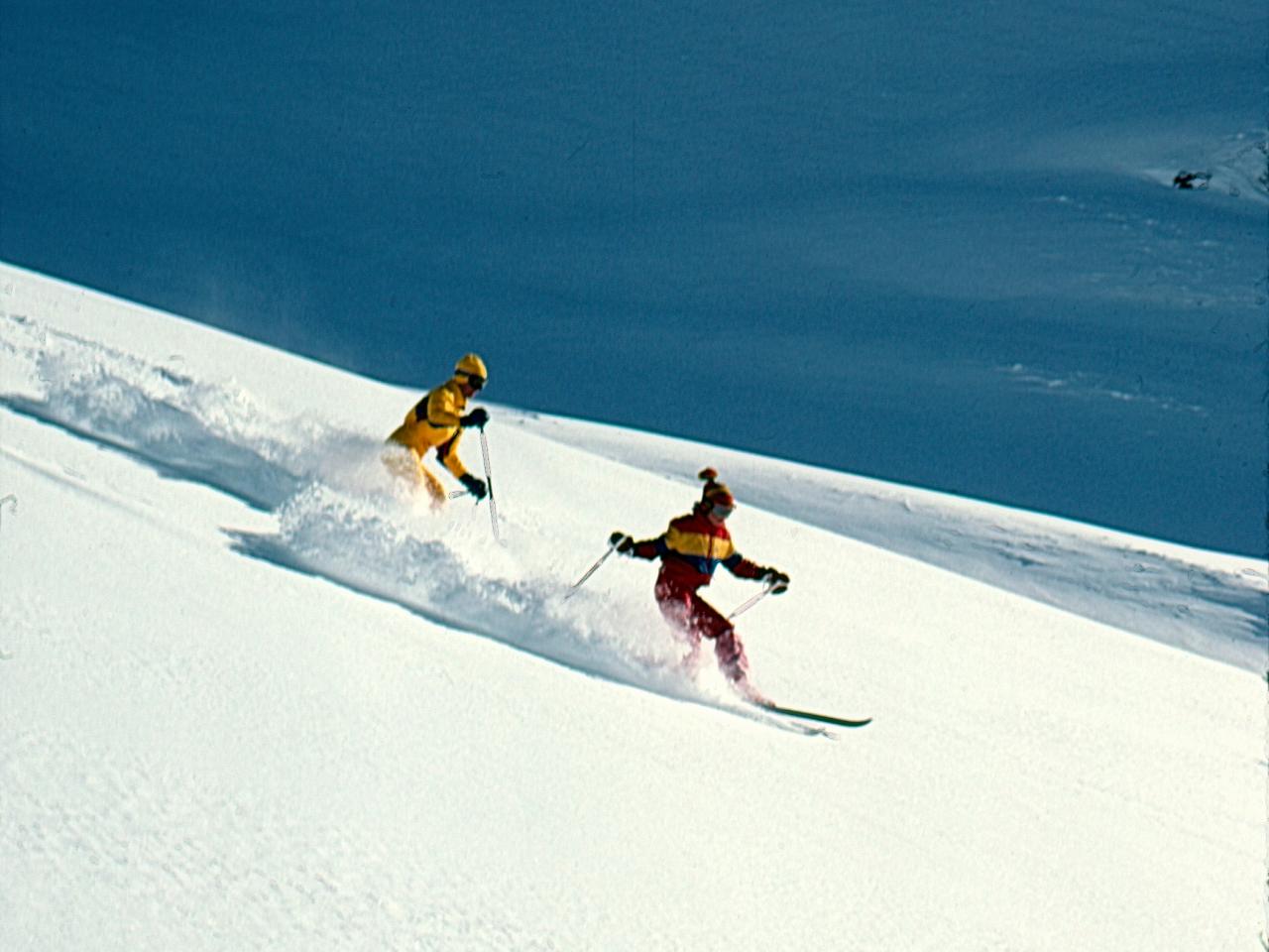 Helicopter Skiing in 1970 at Mike Wiegele Heli-skiing Resort