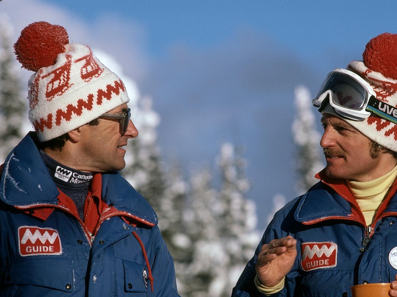 Heli-skiing in 1980 at Mike Wiegele Helicopter Skiing Resort
