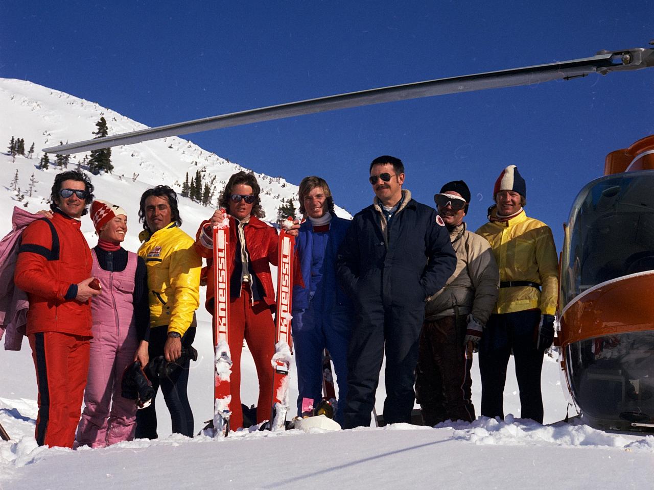 Helicopter Skiing in 1970 at Mike Wiegele Heli-skiing Resort