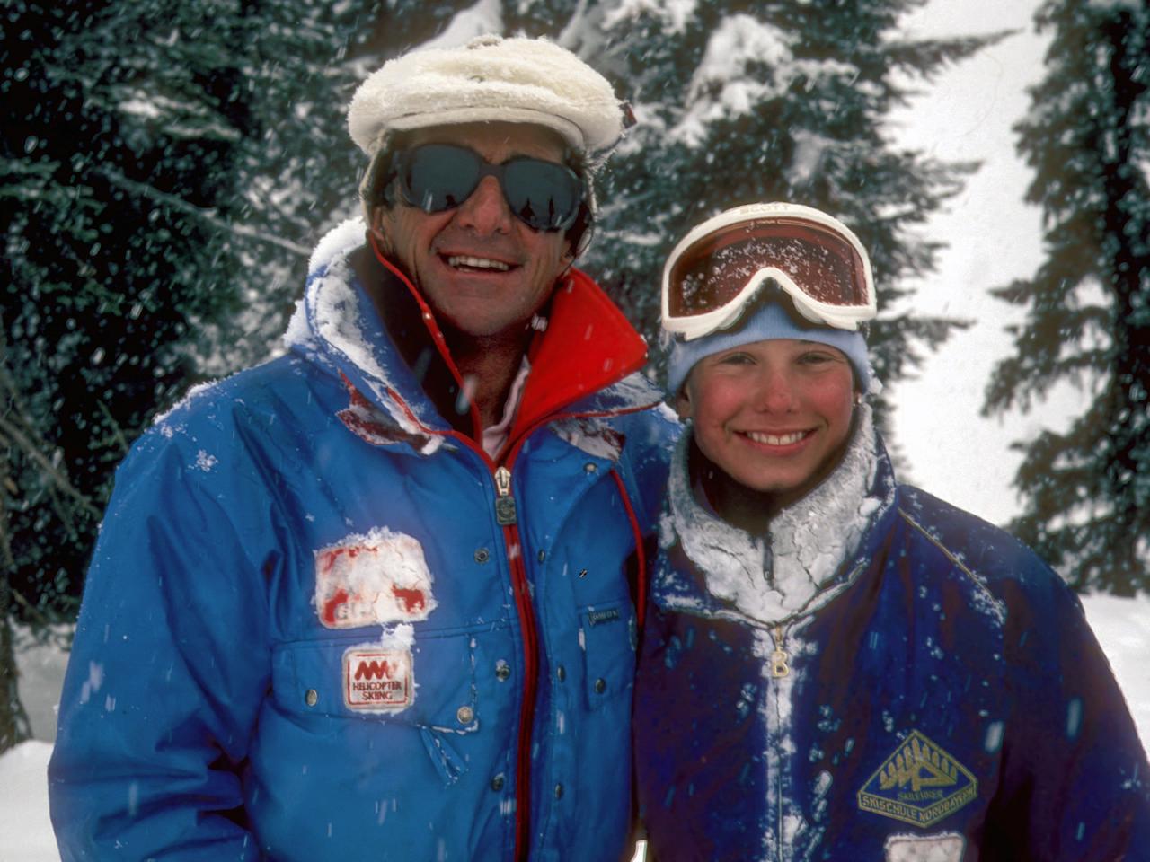 Heli-skiing in 1980 at Mike Wiegele Helicopter Skiing Resort
