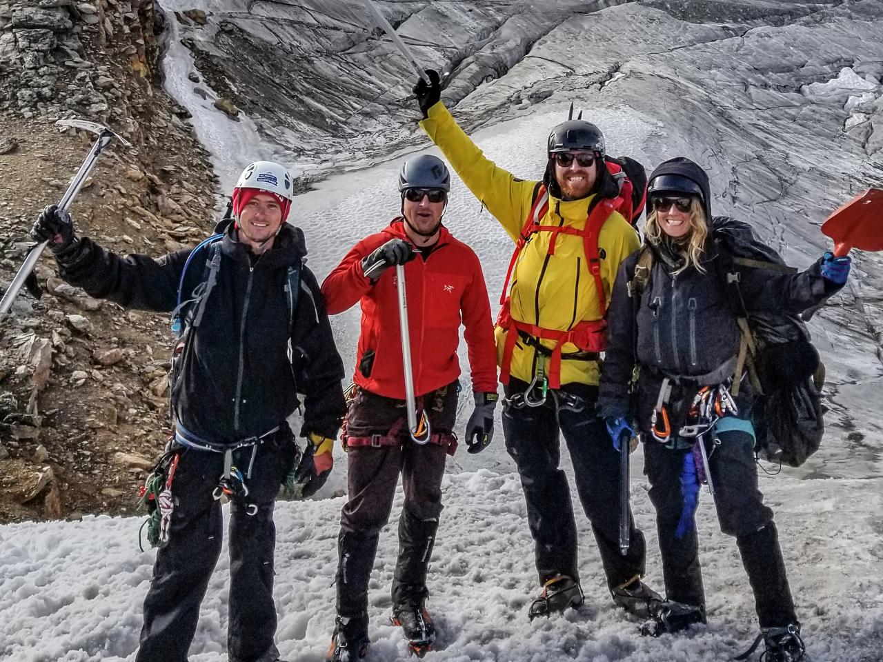 CSGA Guide Training Underway at Mike Wiegele Heli-skiing.