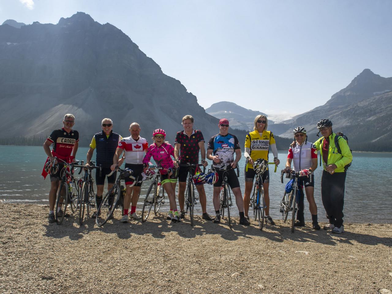 2018 Tour de Blue celebrating Mike Wiegele's 80th Birthday