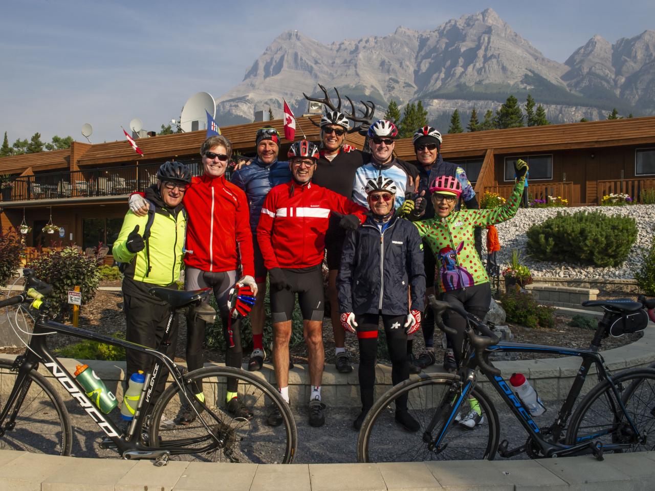 2018 Tour de Blue celebrating Mike Wiegele's 80th Birthday