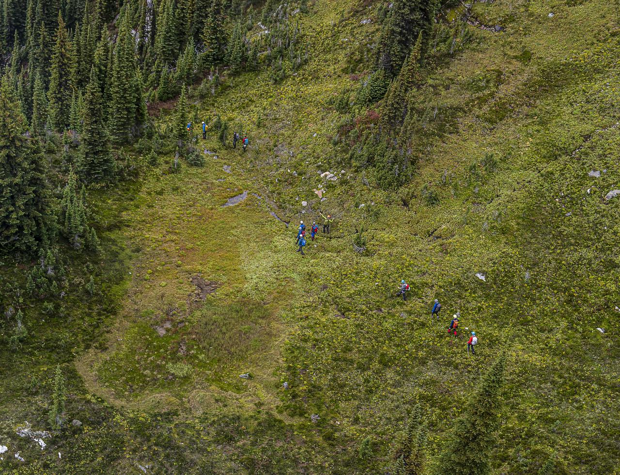CSGA Guide Training Underway at Mike Wiegele Heli-skiing.