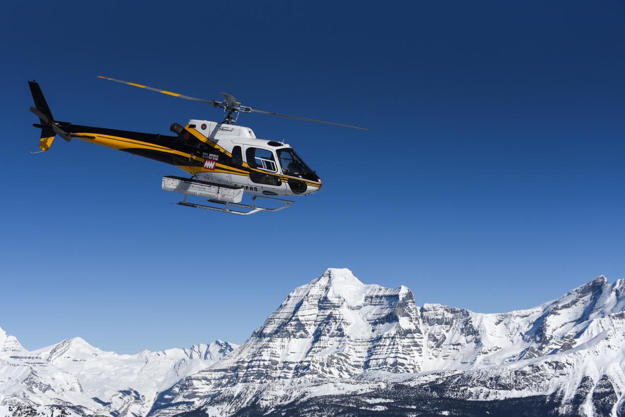 The Rocky Mountain range is the new heli-ski terrain addition to Mike Wiegele Heli-ski Resort.